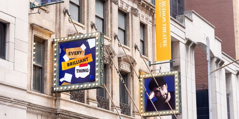 Up on the Marquee: EVERY BRILLIANT THING Photo