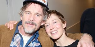 Photos: Ethan Hawke Visits Carrie Coon and Namir Smallwood in BUG