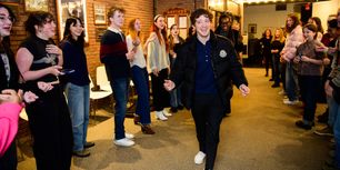 Photos: Ethan Slater Receives Achievement Award from Vassar