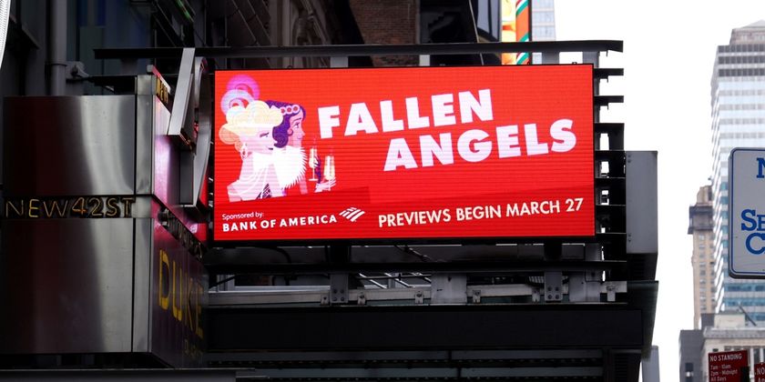 Up on the Marquee: FALLEN ANGELS, Starring Rose Byrne & Kelli O'Hara Photo