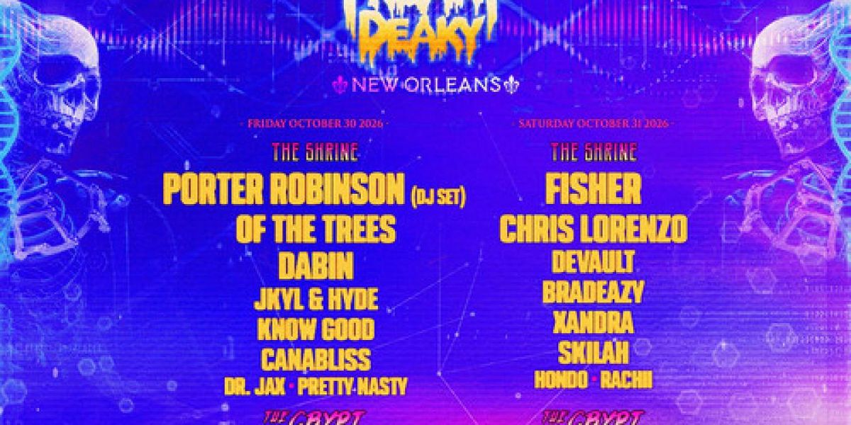 Photos: FREAKY DEAKY NOLA Adds 15 Artists to The Crypt Stage