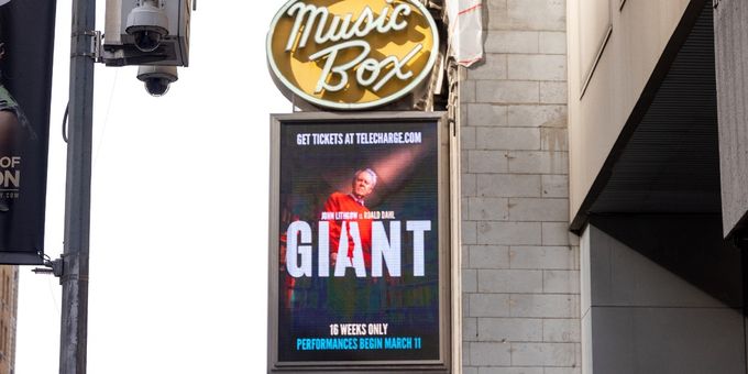 Up on the Marquee: GIANT, Starring John Lithgow Photos