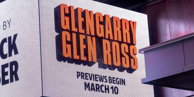 Up on the Marquee: GLENGARRY GLEN ROSS Photos