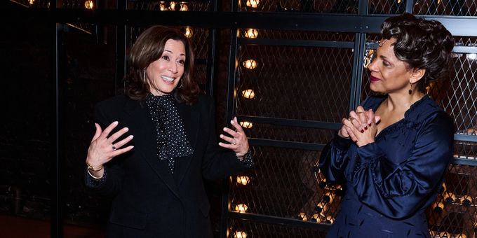 Photos: Kamala Harris Attends GYPSY and Poses with Audra McDonald and Company Photos