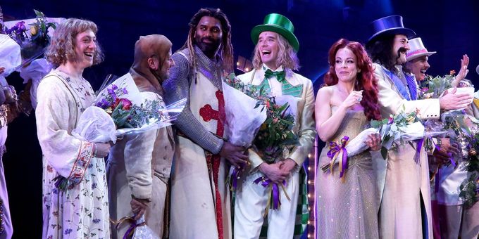 Photos: Get a Look at SPAMALOT Opening Night Bows! Photos