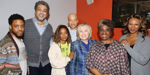 Photos: Hillary Clinton Visits PURPOSE on Broadway