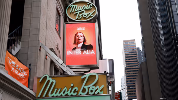 Up on the Marquee: INTER ALIA Arrives on Broadway Photo