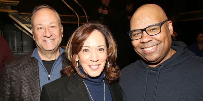 Photos: Kamala Harris Visits A WONDERFUL WORLD on Broadway Photos
