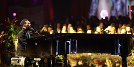 Photos: Inside the Golden Globes Nominees Night with John Legend, Odessa A'zion, & More Photo