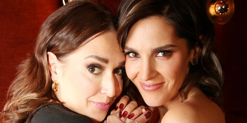 Photos: Jessica Vosk, Kelli Barrett and BEACHES Company Meet the Press Photo