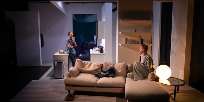 Photos: John McCrea and Perry Williams in SLIPPERY at Omnibus Theatre Photos