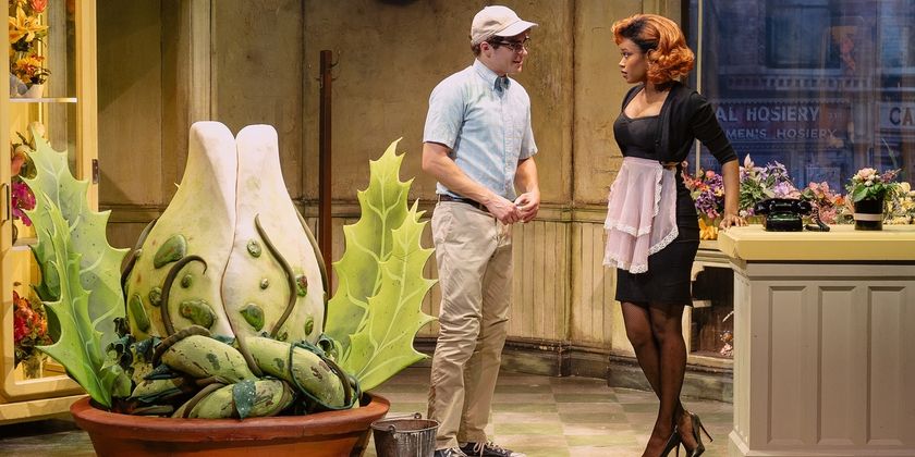 Photos: Joshua Bassett and Joy Woods in LITTLE SHOP OF HORRORS Photo