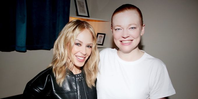 Photos: Kylie Minogue Visits Sarah Snook at THE PICTURE OF DORIAN GRAY Photos