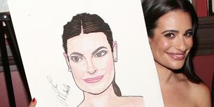 Photos: CHESS Star Lea Michele Receives Portrait at Sardi's