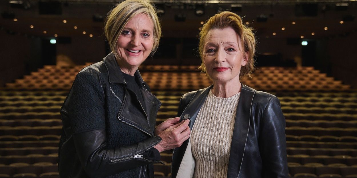 Photos: Lesley Manville Receives Tony Nominee Pin from Marianne Elliott Photo