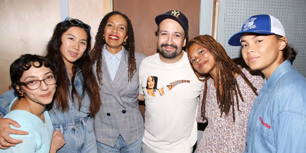 Photos: Lin-Manuel Miranda Visits Eisa Davis at ||: GIRLS :||: CHANCE :||: MUSIC :|| Photo