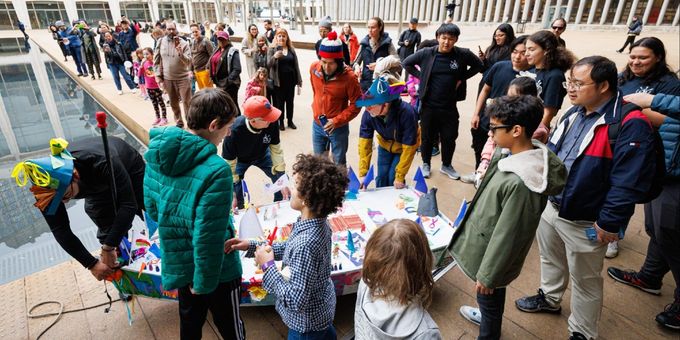 Photos: Lincoln Center’s Create-athon: Building a Boat With Clint Ramos Photos