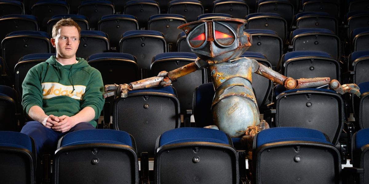 Photos: Marvin The Paranoid Android Spotted At Riverside Studios Ahead Of THE HITCHHIKER’S GUIDE TO THE GALAXY Opening
