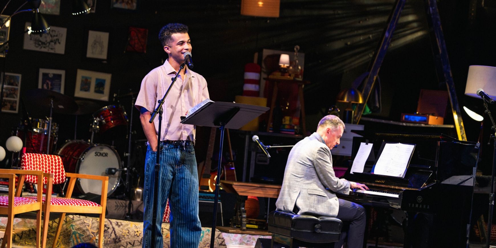 Exclusive: Jordan Fisher & Kate Baldwin Sing the Music of Andrew Lippa at MATCHBOOK FEST