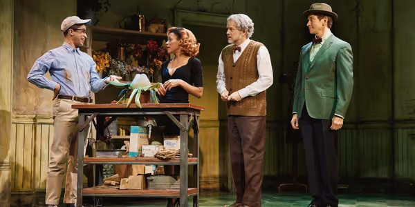 Photos: Nikki M. James, Jordan Fisher and Andy Karl in LITTLE SHOP OF HORRORS