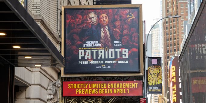 Up on the Marquee: PATRIOTS Photos