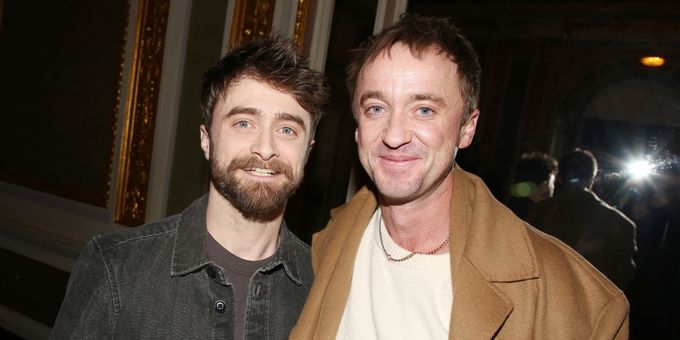 Photos: Daniel Radcliffe & Tom Felton Have a Harry Potter Reunion at MERRILY WE Photos