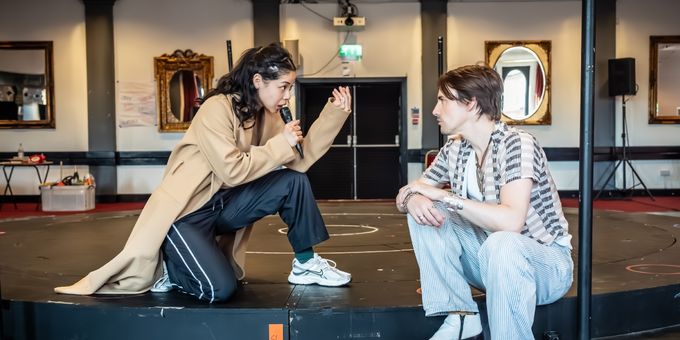 Photos: Reeve Carney and Eva Noblezada in Rehearsal For CABARET AT THE KIT KAT C Photos