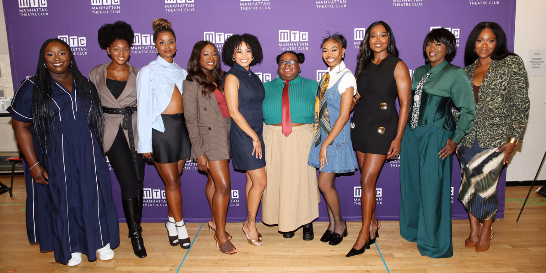 Photos: SCHOOL GIRLS; OR, THE AFRICAN MEAN GIRLS PLAY Cast Meets the Press