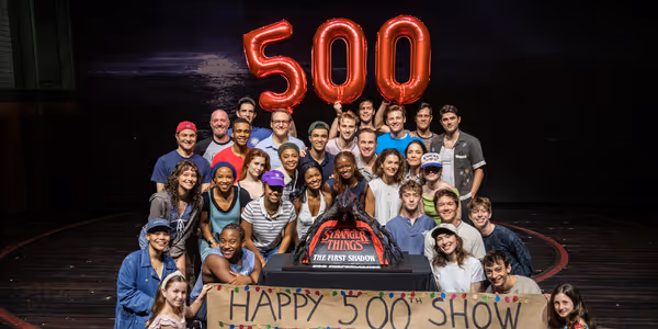 Photos: STRANGER THINGS: THE FIRST SHADOW Celebrates 500th Broadway Performance Photo