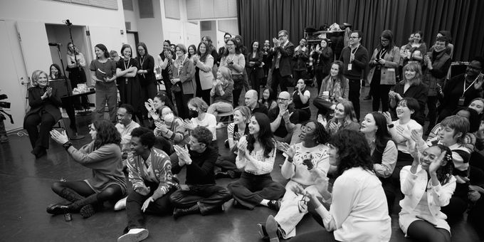 Photos: Hillary Clinton Joins the Cast of SUFFS For First Rehearsal Photos