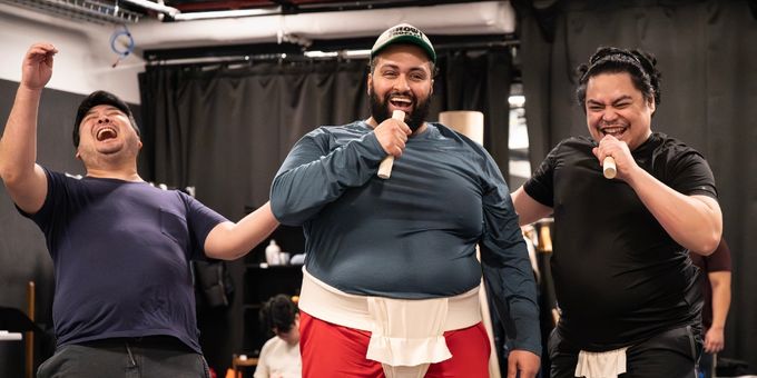 Photos: In Rehearsals for Public Theater and Ma-Yi Theater Company's SUMO Photos