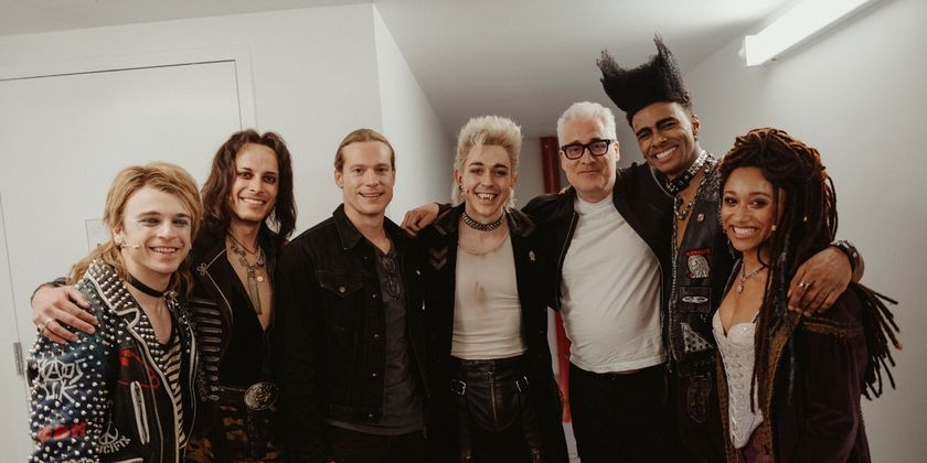 Photos: THE VAMPIRE LESTAT's Sam Reid Visits THE LOST BOYS on Broadway Photo