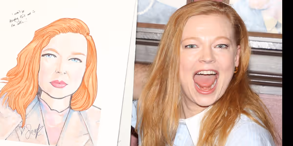 Photos: Tony Winner Sarah Snook Receives Portrait at Sardi's