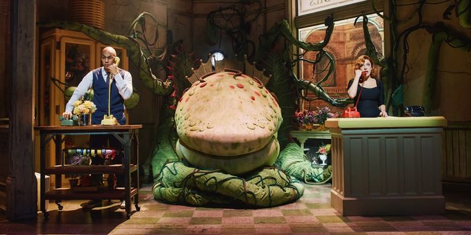 Photos: Sherie Rene Scott and Nicholas Christopher in LITTLE SHOP OF HORRORS Photos