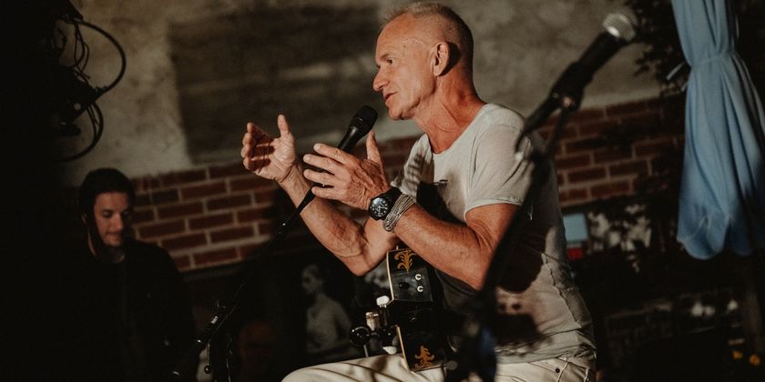 Photos: Sting and Shaggy Perform for the Broadway Community to Celebrate THE LAST SHIP Photo