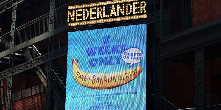 Up on the Marquee: JEFF ROSS: TAKE A BANANA FOR THE RIDE Photo