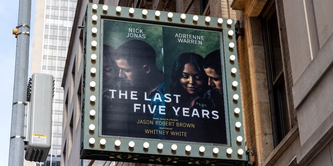 Up on the Marquee: THE LAST FIVE YEARS Photos