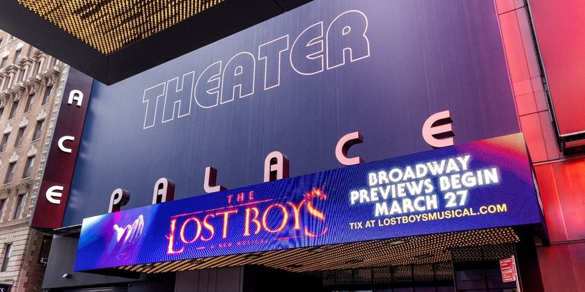 Up on the Marquee: THE LOST BOYS Photo