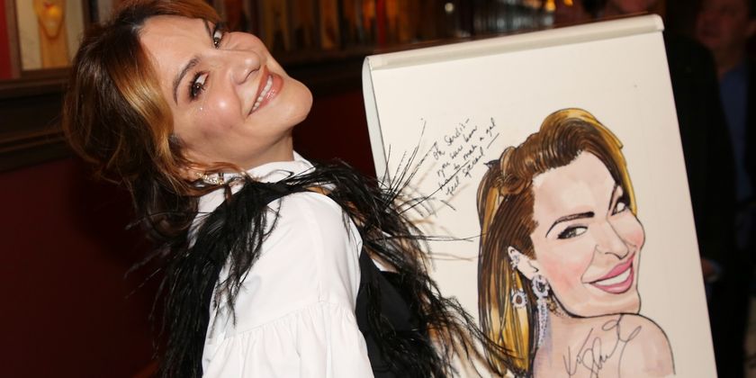 Photos: THE LOST BOYS' Shoshana Bean Receives Portrait at Sardi's Photo