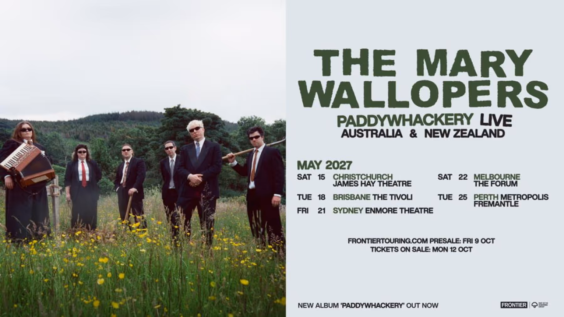 Photos: THE MARY WALLOPERS to Launch PADDYWHACKERY LIVE Tour