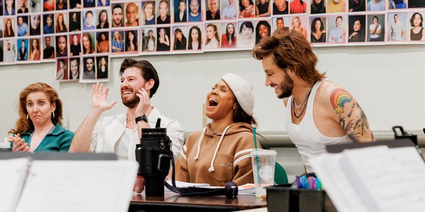 Exclusive: Go Inside TITANIQUE's First Broadway Sing-Through Photo