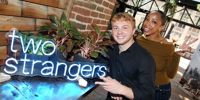 Photos: The Cast of TWO STRANGERS (CARRY A CAKE ACROSS NEW YORK) Meet the Press Photos