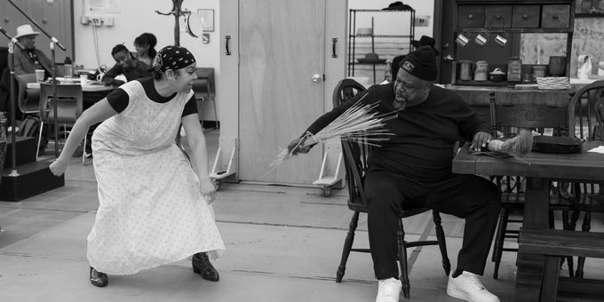 Photos: Taraji P. Henson and Cedric 'The Entertainer' in Rehearsal for JOE TURNE Photos