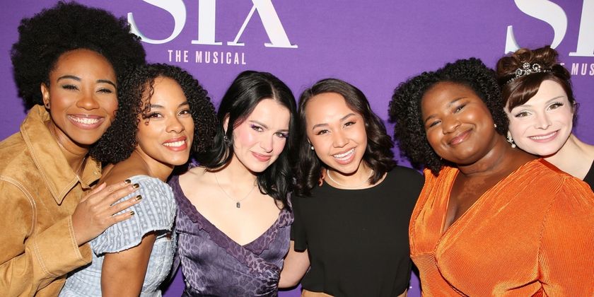 Photos: The New Cast of SIX on Broadway Meets the Press Photo