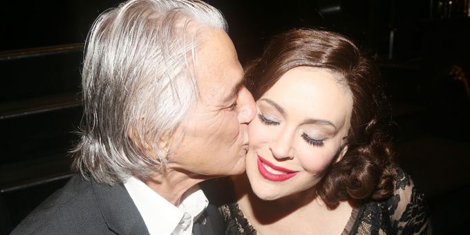 Photos: Tony Danza Visits WHO'S THE BOSS Daughter Alyssa Milano at CHICAGO on Br Photos