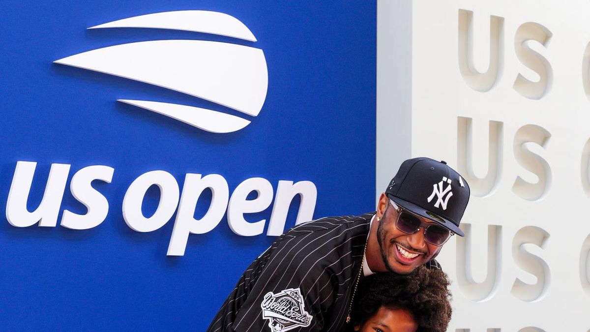 Photos: Trey Songz Attends US Open with Son Noah