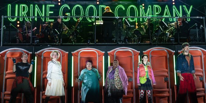 Photos: URINETOWN Starring Jordan Fisher, Rainn Wilson And More At City Center Photos