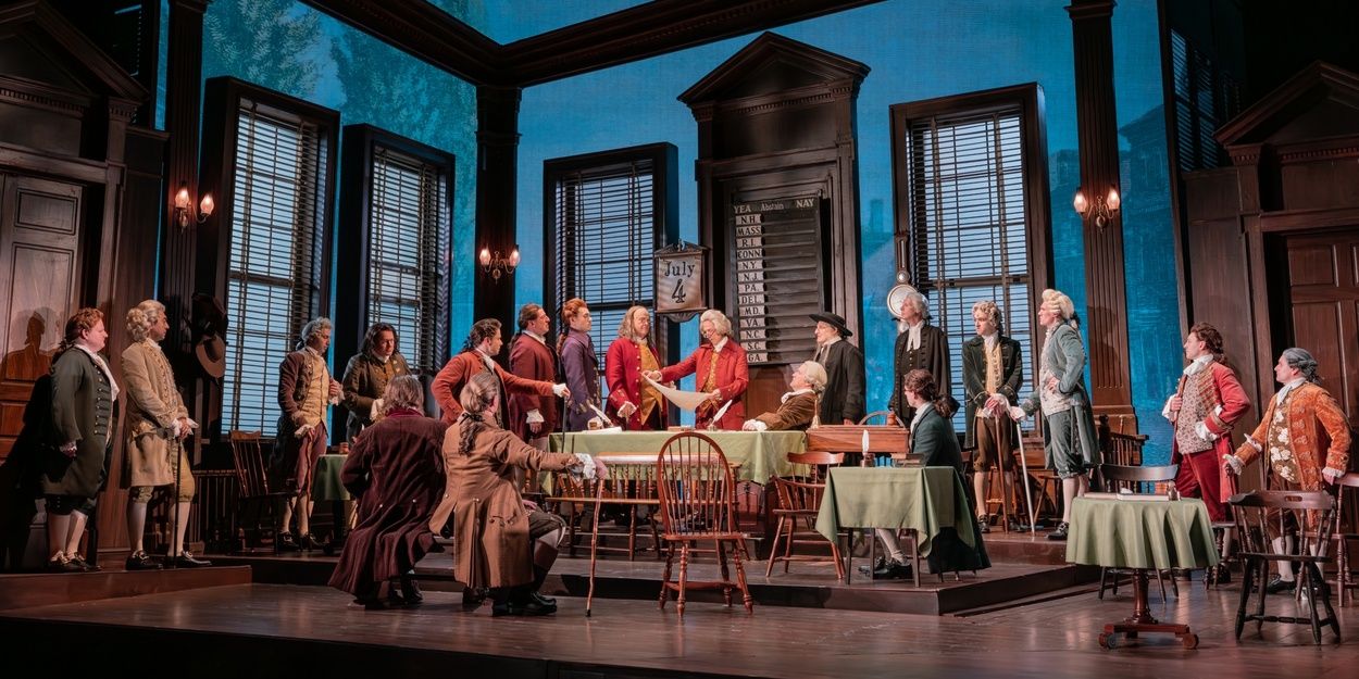 Photos & Video: Will Blum, John Treacy Egan and More in 1776 at Paper Mill Playhouse Video