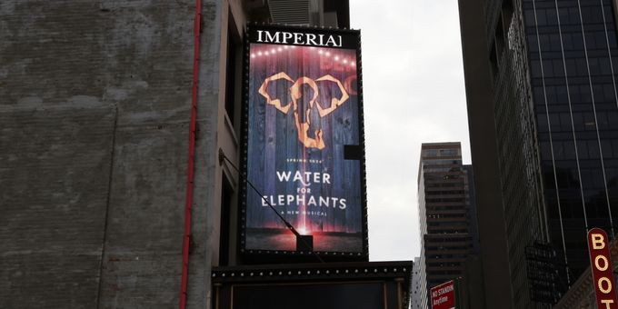 Up on the Marquee: WATER FOR ELEPHANTS Photos