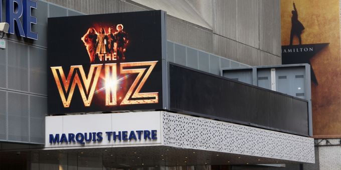 Up on the Marquee: THE WIZ Photos